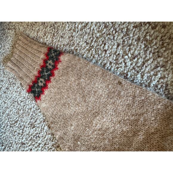 Vintage Pringle Nordic Sweater V Neck Pullover Retro Scotland Grandpa Cabincore - Picture 6 of 7